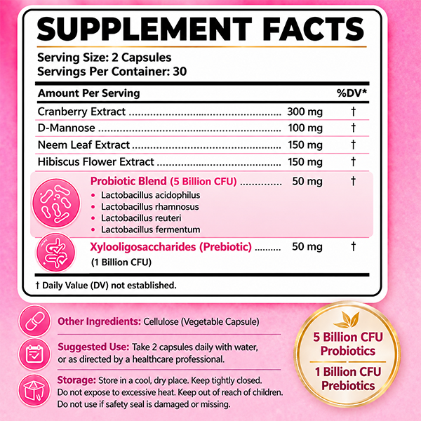 Vaginal Probiotic Capsules